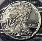 1g Solid Silver Walking Liberty BU Mini Coin. .999 Pure! Affordable Gift!
