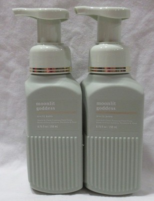 White Barn Bath & Body Works Foaming Hand Soap Lot Set of 2 MOONLIT GODDESS