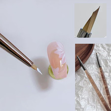 1 PACK Professional Nail Art Detail Brush, Fine Liner for Floral Design, Drawing