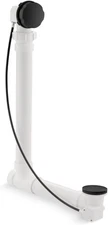 Kohler K-7213-BL Clearflo Cable Bath Tub Drain in Matte Black