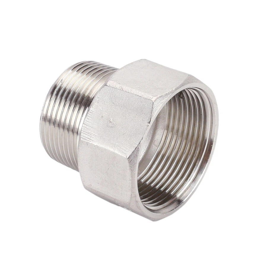 Male/Female 304SS Reducer Pipe Fitting Reducing Adapter Connector BSP 1/8" to 2" - Image 3 of 4