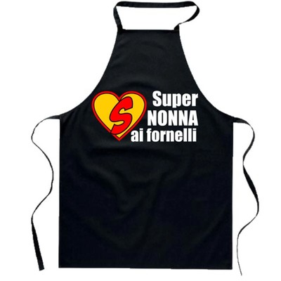 Custom Apron for a Super Grandmother Stove Gift Idea