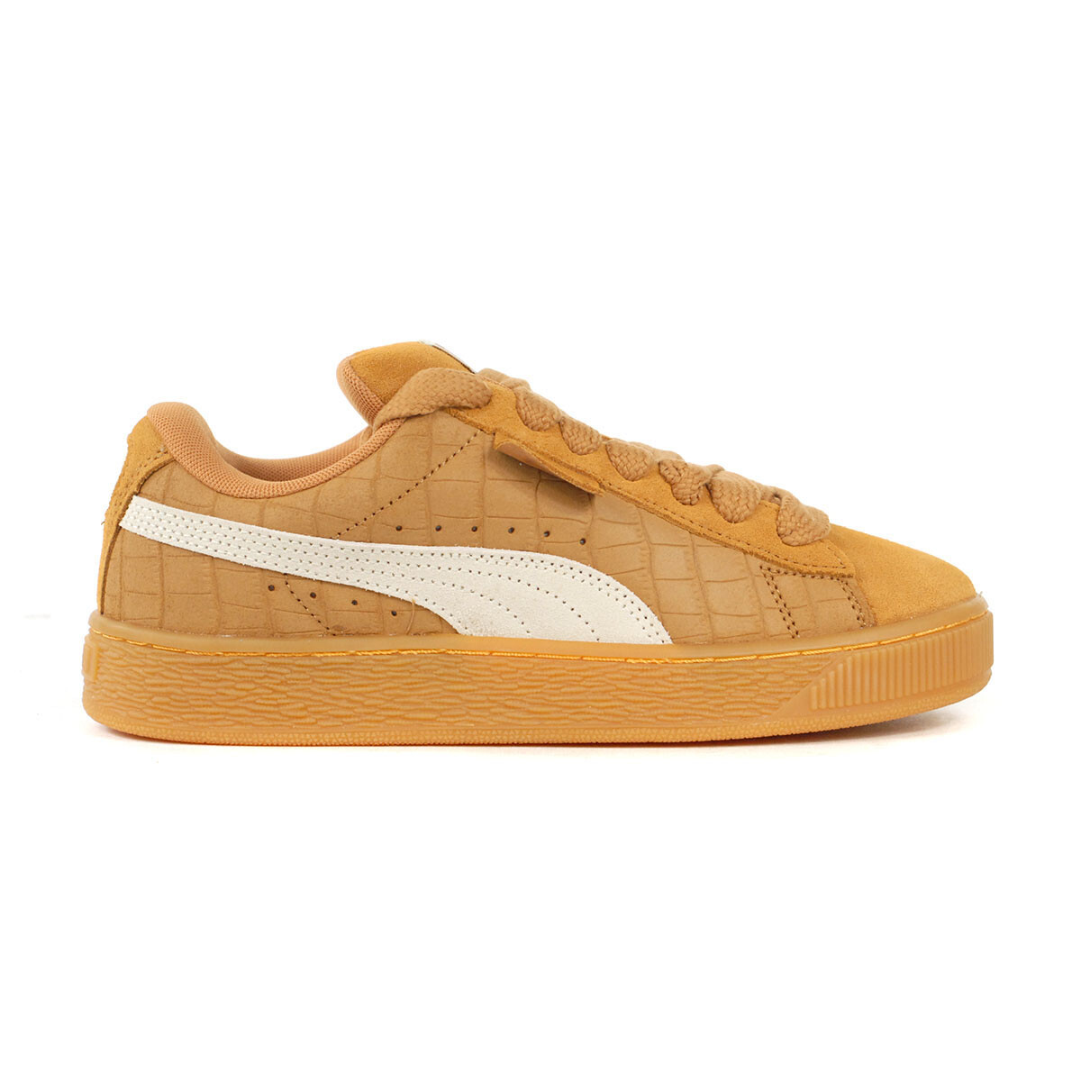 PUMA Women's Suede XL Elevated Caramel Latte/Gum Sneakers 39967202