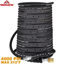 YAMATIC 212°F 4000 PSI 3/8" Pressure Washer Hose Kink Resistant for Hot Water