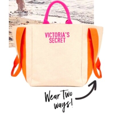 VICTORIAS SECRET PINK BOMBSHEL WEEKENDER TOTE BEACH SHOPPING GYM DUFFEL BAG