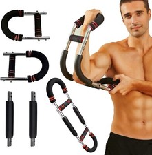 U-Shaped Arm Exerciser Bicep Blaster - Chest Workout Equipment Bicep Curl Tricep