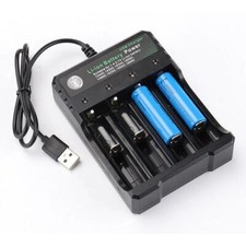 Cargador 4.2V Li-ion Batería USB Carga Portátil Para16650 18500 14500