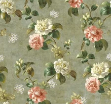 Floral Trail Wallpaper Paris by Studio 465 from Wallquest RS71004