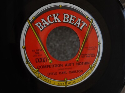 Z26 BACK BEAT 588 PROMO SOUL LITTLE CARL CARLTON THREE WAY LOVE COMPETITION AINT