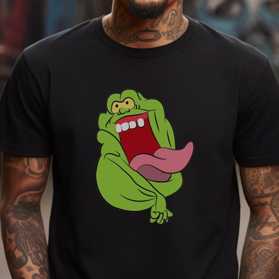Slimer GHOSTBUSTERS Tshirt T-shirt T shirt Vintage Aesthetic Tee 1980s Shirt