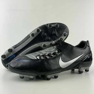 Nike Total 90 Soccer Cleats Size 11.5 Mens Black Silver Blue FG Vintage Futbol 91206617772 | eBay