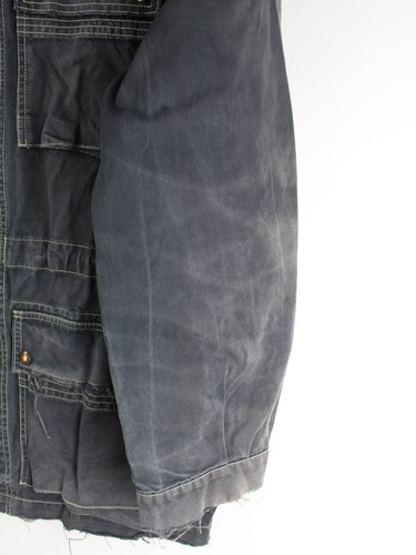 Chaqueta vaquera Ralph Lauren años 90 vintage aspecto usado gris XXL para hombre - Imagen 7 de 7