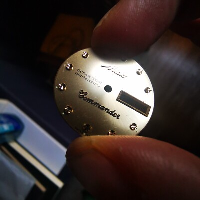 Zifferblatt Ocean Star Commander datoday / mit Steinen / 27 mm Dial / Mido Uhr