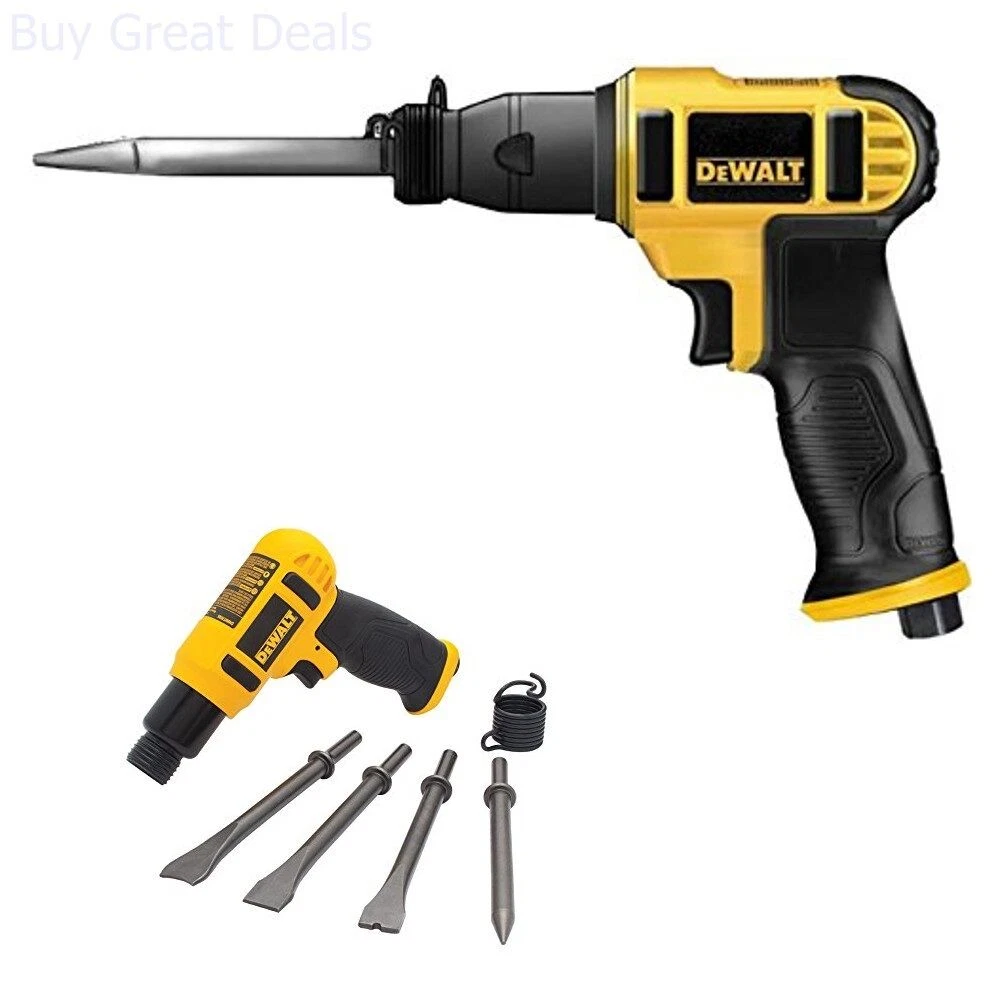 Air Hammer Chisel Tool Kit Set Pneumatic Gun Heavy Duty Shock