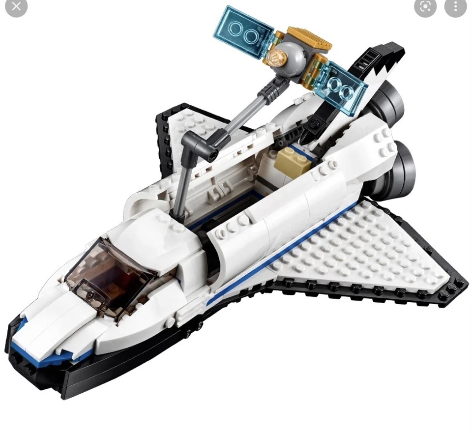 LEGO 3 en 1 Creator Space Shuttle Explorer 31066 COMPLETO Foto 2 de 4