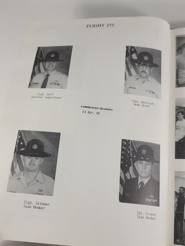 Lackland Air Force Base 1990: Squadron 3711 Flight 373 - Basic Training Yearbook - Picture 6 of 10