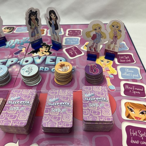 MGA Bratz Sleep-Over Board Game A Slumber Party Guessing Game - Picture 16 of 23