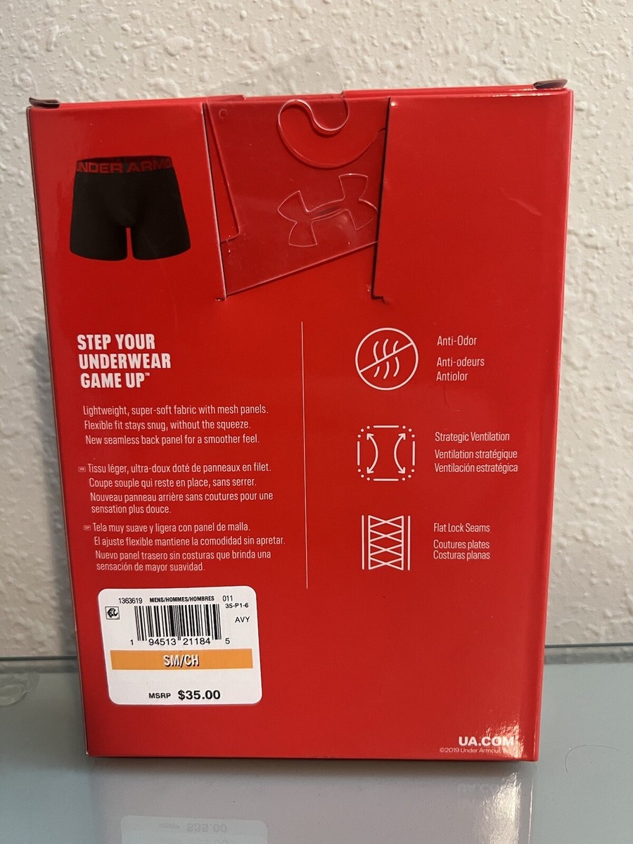 Under Armour UA Tech Boxerjock 9” Boxer Brief Gray Men's Size