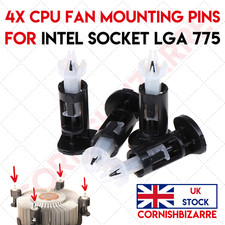 INTEL STOCK COOLER MOUNTING PUSH PINS X4 LGA1151 1155 1156 1200 UK STOCK SET