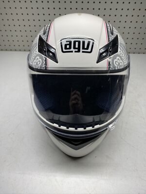 agv k3 blanco Mono Helmet incluida la visera Casco Integral Agv K3 Blanco