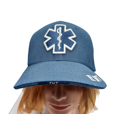 Emergency Medical Technician EMT Cross EMS Paramedic Adjustable Baseball Cap Hat