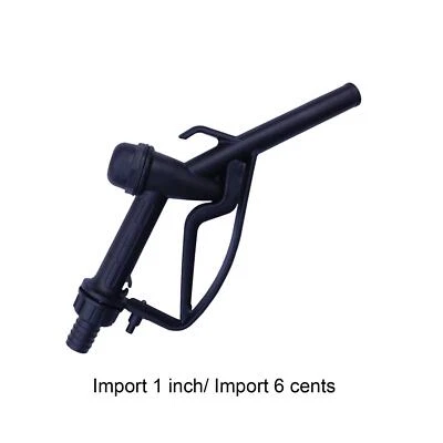 Manual Refueling Fueling Nozzle Fuel Gasoline PVC Flow for Transfer Pump