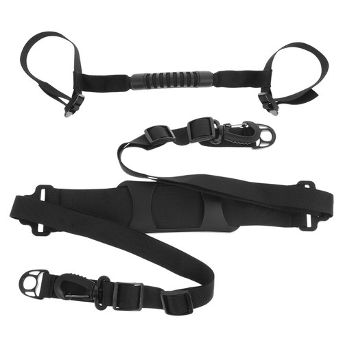 Bandoulière Réglable Pour Scooter – Noir – Polyester Et PVC – Longueur 162cm