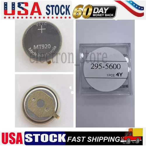 For Panasonic Capacitor Battery Citizen Skyhawk Watch MT920 295-5600 295.56