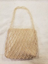 VINTAGE LA REGALE BEADED SHOULDER / HAND BAG, EXCELLENT