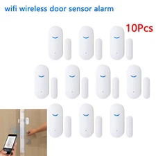 WIFI Smart Door Sensor Window Detector Alarm Tuya APP For Alexa Google Home Lot