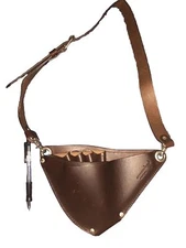 HAIRDRESSING SCISSORS TOOL LEATHER BARBERS HOLSTER, SHEARS, BELT BAG
