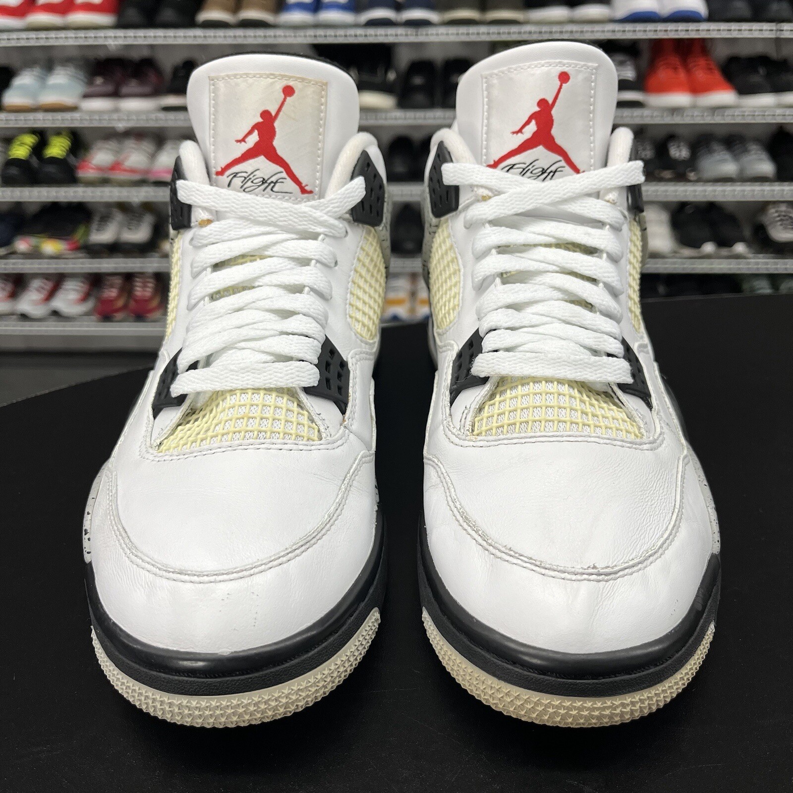 Nike Air Jordan 4 Retro OG White Cement 2016 840606-192 Mens Size 11 No ...