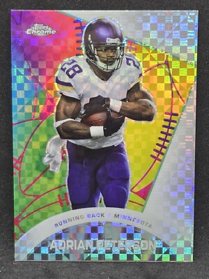 2023 Topps Composite Chrome All-Etch X-fractor Adrian Peterson #CAE-19 Vikings