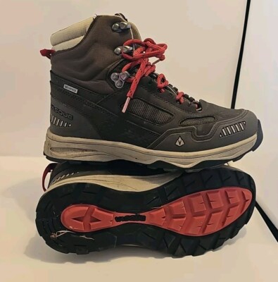 Vasque Waterproof Hiking Boots Children Child Girl Boy Size 4 Brown Leather 7250
