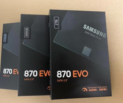 Samsung 870 EVO SSD | 1TB | SATA3 2.5'' Internal Drive | Fast