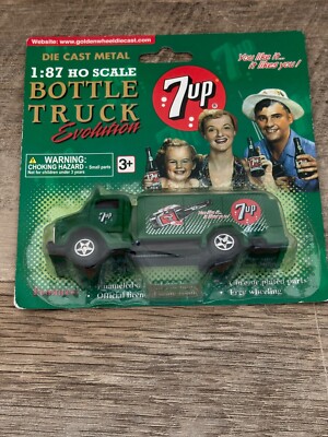 Golden Wheel Bottle Truck, 1947 7Up, 1:87 HO Scale