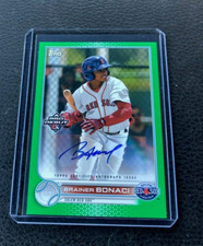 2022 Topps Pro Debut Brainer Bonaci Green Parallel Auto 81/99
