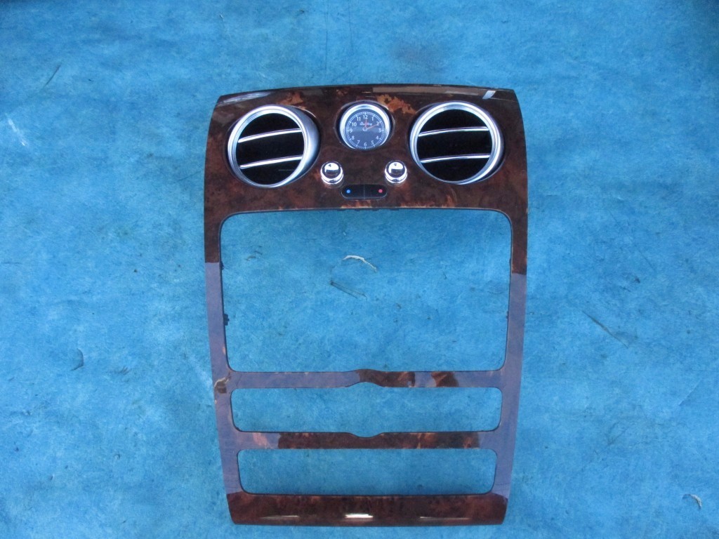 Bentley Gt Gtc Flying Spur infotainment panel radio trim 
