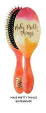 Wet Brush Detangler WATER COLOR QUOTES - MAKE THINGS PRETTY Lightweight, Durable
