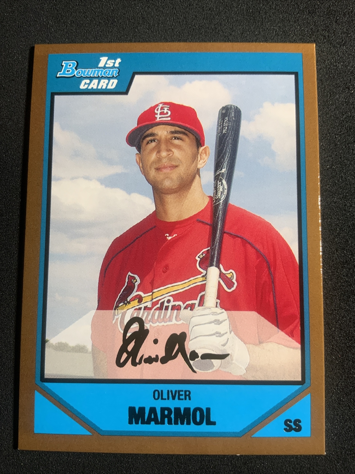 2007 Bowman Draft Picks & Prospects Prospects Gold #BDPP17 Oliver Marmol