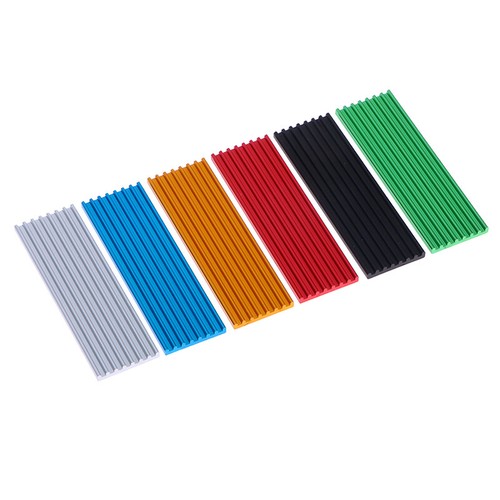 Aluminum cooling heatsink thermal pad for n80 nvme m.2 ngff 2280 pci-e ssd New - Photo 4/18