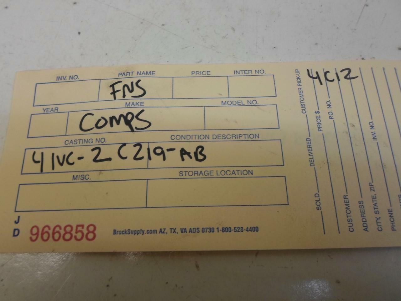 ABS CONTROL MODULE FORD CROWN VICTORIA 1991 1992 1993 1994 F1VC2C219