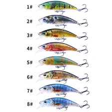 4'' Robotic Live Fishing Lure Minnow Bait Electric Crankbait Swimbait USB Plug