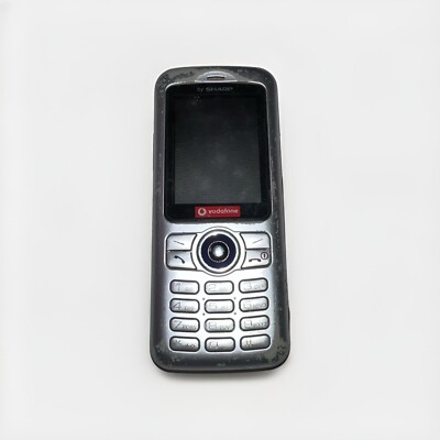 Sharp GX15 Silber Vodafone Vintage Retro Handy Telefon Ungetestet Alt Selten SIM