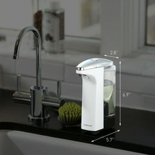 Dispensador De Jabón Líquido, Shampoo, Modelo Caracol Celeste