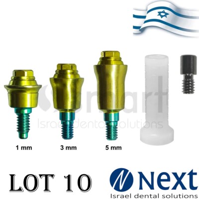 lotx10 MIS conical C1 WP Fit Straight Multi Unit Plastic sleeve