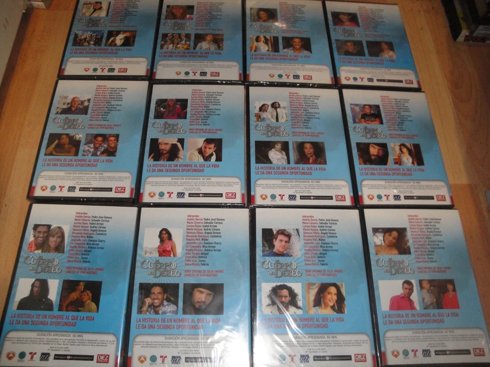 EL CUERPO DEL DESEO TELENOVELA DE TV COMPLETA 12 DISCOS EN DVD NUEVA PRECINTADA - Imagen 3 de 3