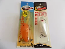 BANDIT "PRE PRADCO" GLO PLUG & BANDIT 200 - 2 LURES - #522i - RARE