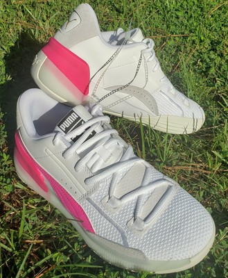 puma clyde hardwood pink