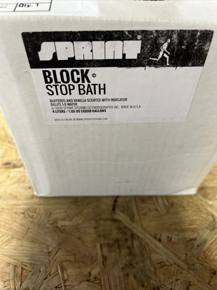 Sprint Block Stop Bath, Vanilla Scented Indicator 4Ltr #SB004-R - Image 4 of 4